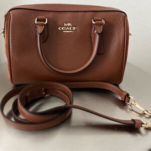 👜COACH PURSE👜BROWN SUEDE👜